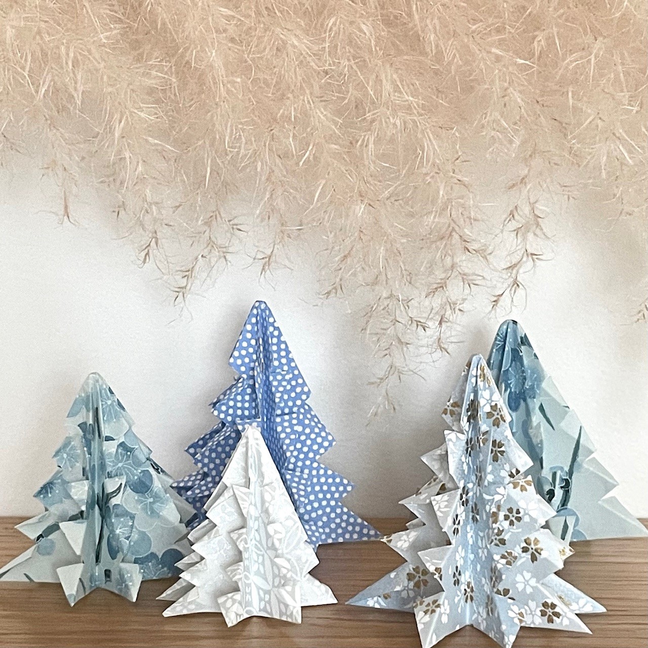 KIT DIY – Origami Sapins blancs